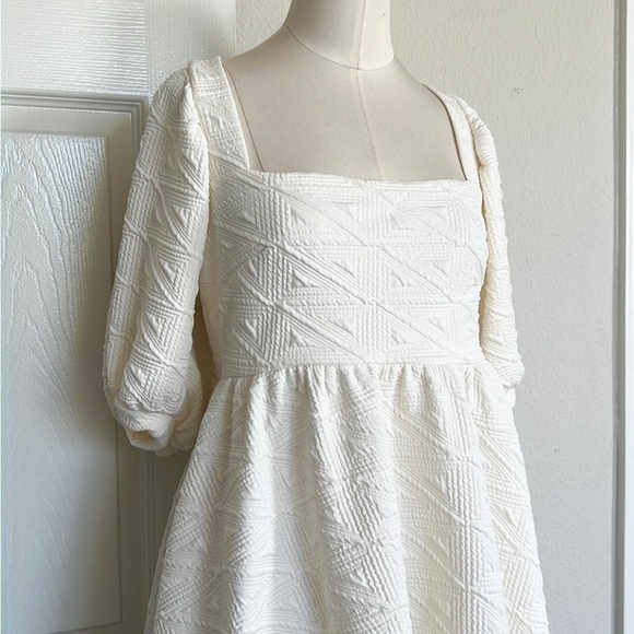 Free People Violet White Mini Dress - Picture 4 of 11